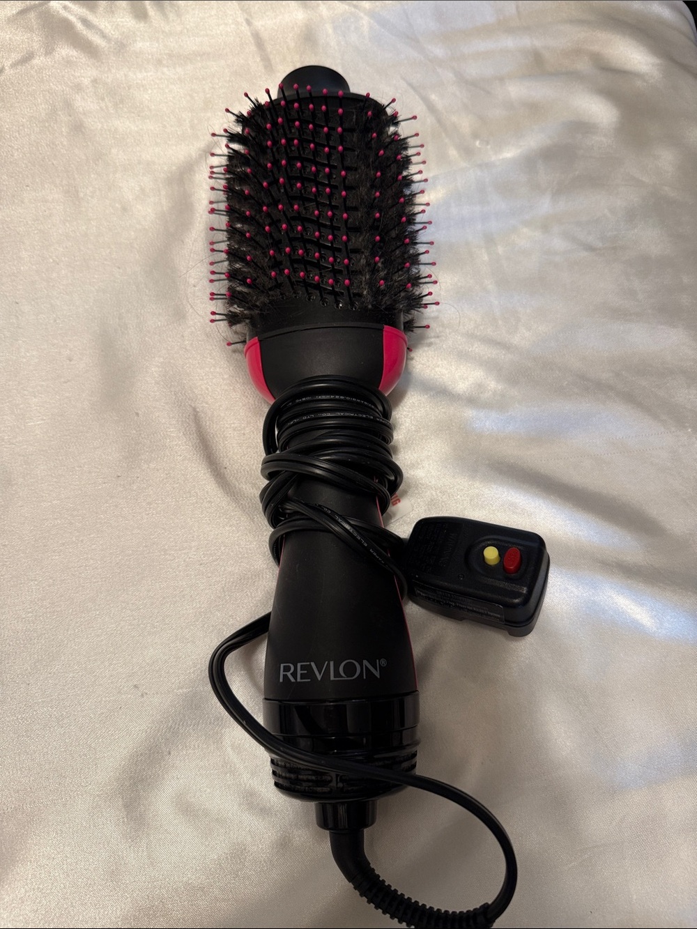 Revlon Black and Pink Hot Air Round Styling Brush